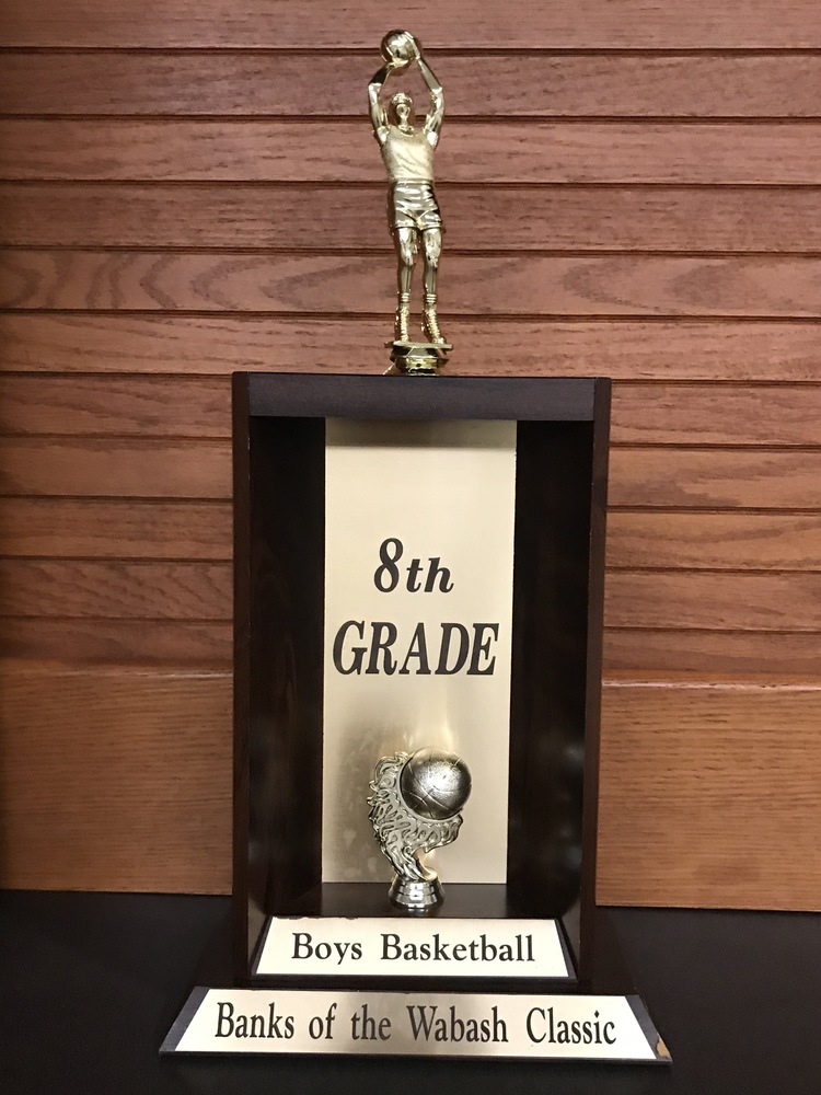8th Grade Boys' Basketball Banks of the Wabash Champions