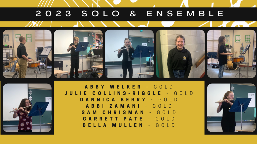 Solo and Ensemble at Honey Creek Middle School South Vermillion