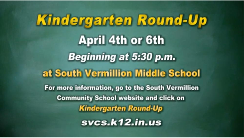 Kindergarten Roundup Dates