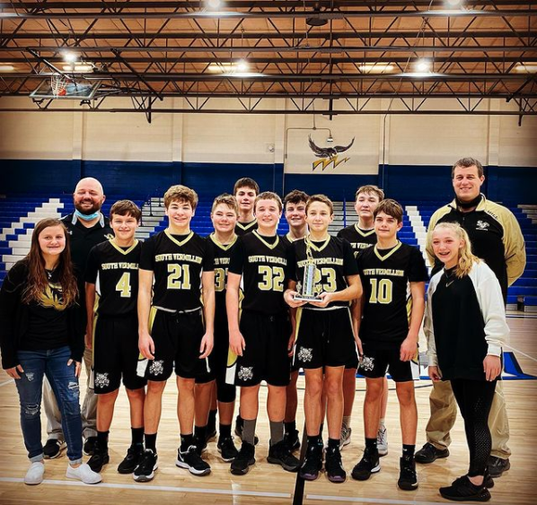 8th Grade Boys' Basketball Champs at North Vermillion Invitational!