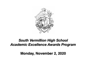 SVHS Honors Academic Excellence Award Winners & Teachers